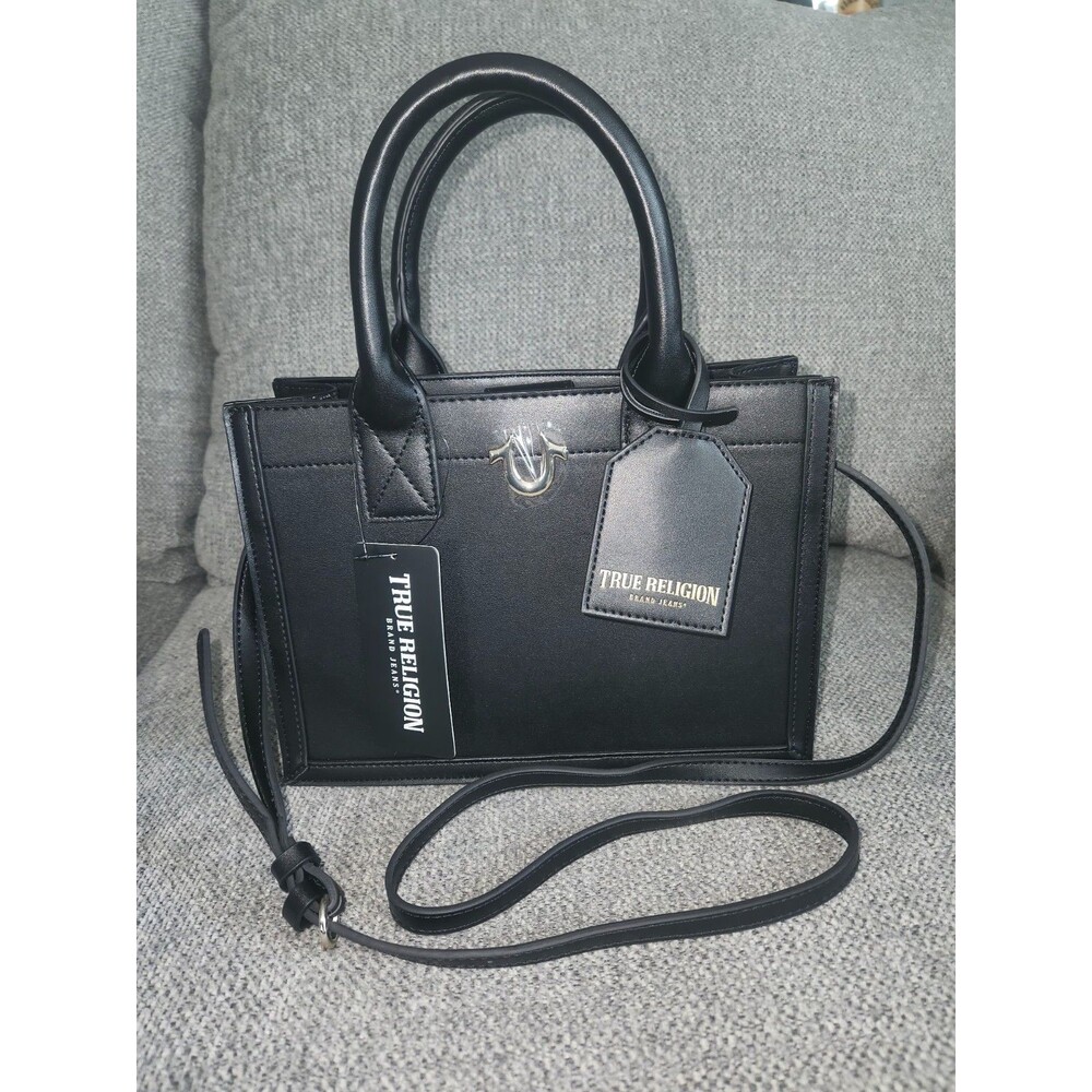 True Religion Horseshoe Black Crossbody Handbag